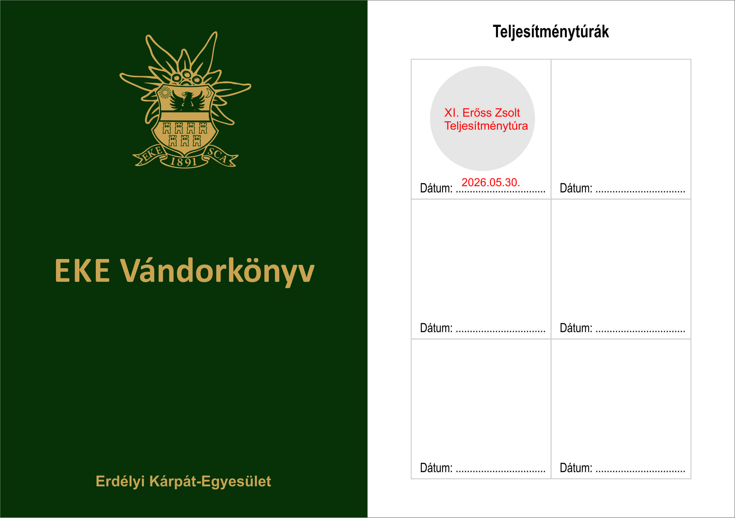 eke vandorkonyv